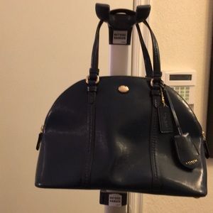 Navy Coach handbag